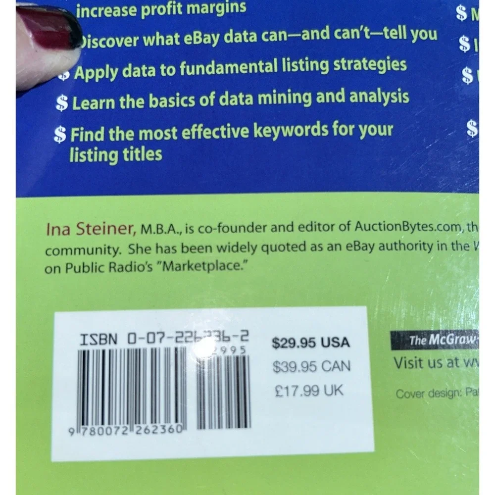 Turn eBay Data into Dollars by Ina Steiner Paperback